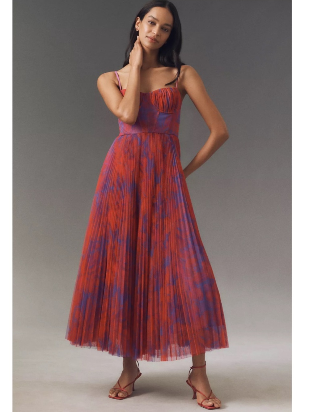HUTCH Amara Fit and Flare Maxi Dress